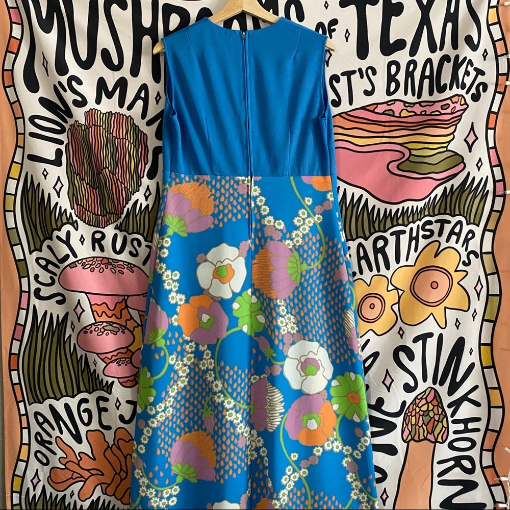60s/70s vintage floral maxi dress - Picture 3 of 4